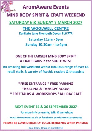 AromAware Events MIND BODY SPIRIT & CRAFT WEEKEND WOOLWELL