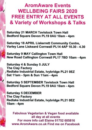 AromAware Event Wellbeing Fair Tavistock