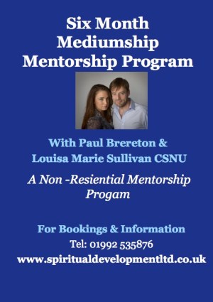 Six Month Mediumship Mentorship Program 
