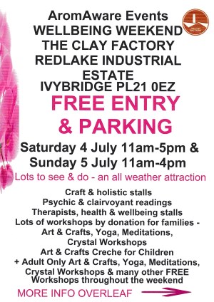 AromAware Events Wellbeing Weekend, The Clay Factory
