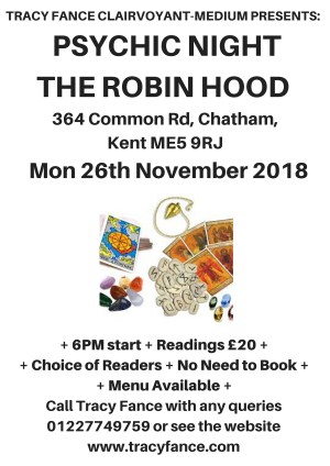 Psychic Night with Tracy Fance & Friends