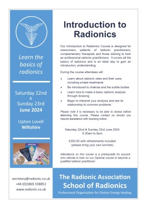 Introduction to Radionics