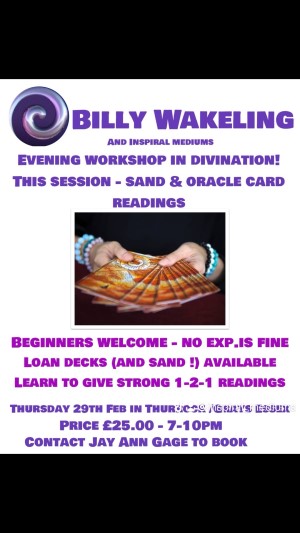 Divination Workshop with Billy Wakeling 