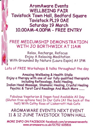 AromAware Events Wellbeing Fair Tavistock