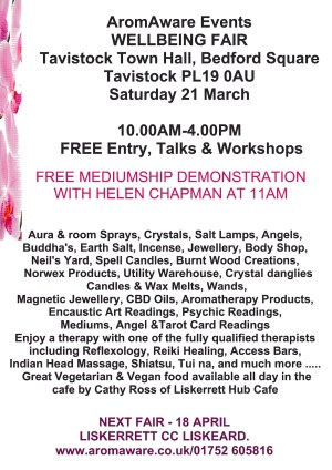 AromAware Events  Wellbeing Fair