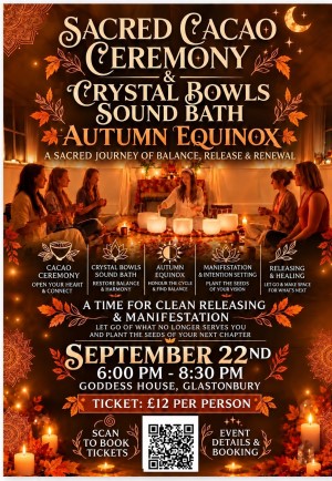 Autumn equinox cacao ceremoney & sound bath 