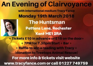Evening of Clairvoyance with Tracy Fance