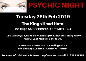 Psychic Night with Tracy Fance & Friends