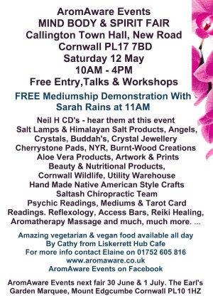 AromAware Events Mind Body & spirit Fair