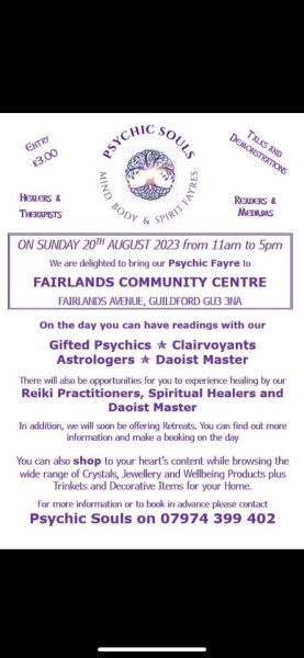 Psychic Souls Mind Body and Spirit Fayres