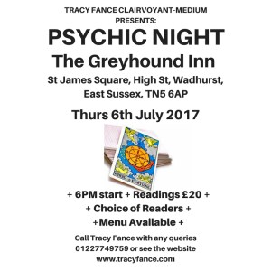 Psychic Night in Wadhurst - 6th July 2017