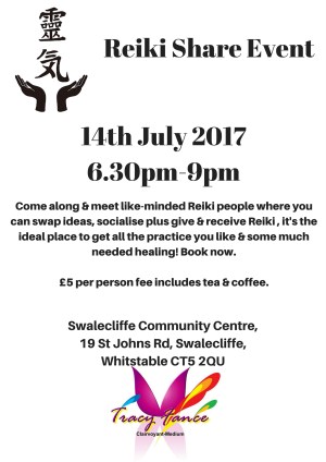 Reiki Share Event Whitstable