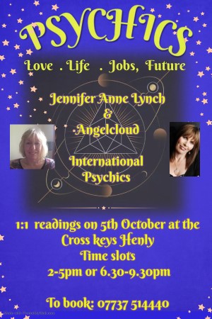 Psychic readings night with Angelcloud & Jennifer Anne Lynch