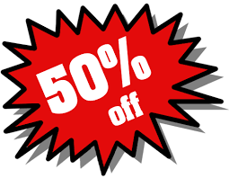 Save 50% off all courses