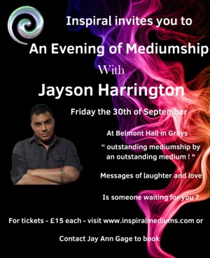 A Night of Mediumship with Jayson Harrington / Jay Love 