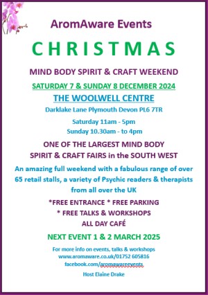 AromAware Events MIND BODY SPIRIT & CRAFT WEEKEND WOOLWELL