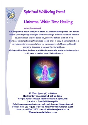 Universal WhiteTime Wellbeing Event