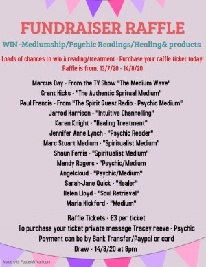 Psychic/Mediumship Readings & Treatments Raffle