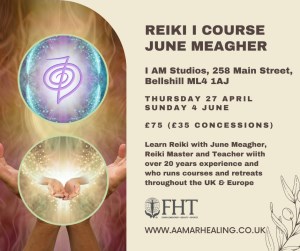 Reiki I with June Meagher, Bellshill nr Glasgow