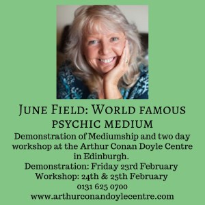 June Field - Demonstration of Mediumship & Two Day Workshop